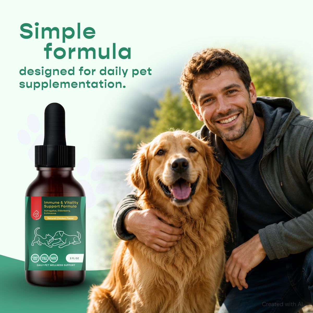 Liquid Immune Support for Dogs & Cats 2 fl oz X306
