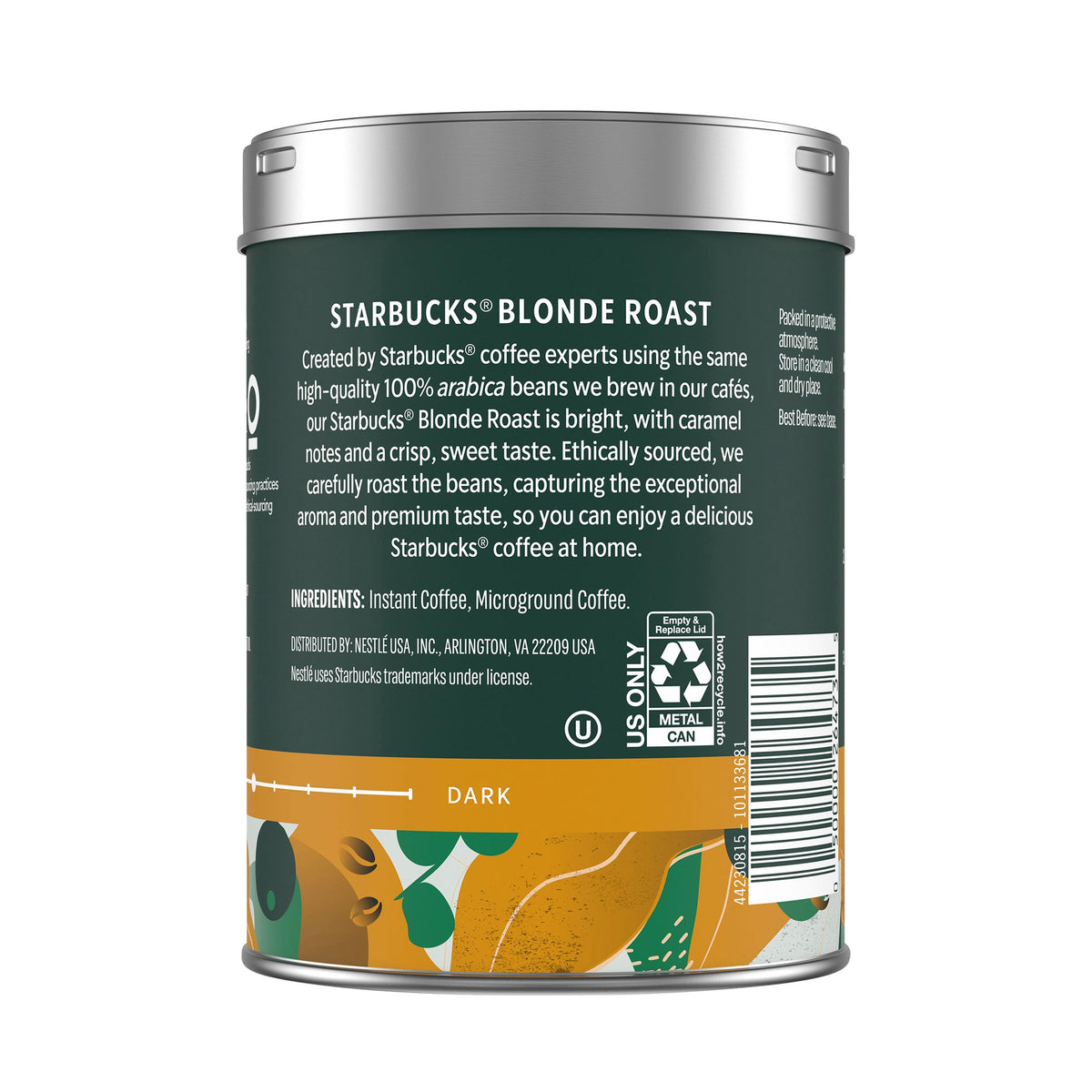 Blonde Roast Instant Coffee 3.17 oz Tin R1065