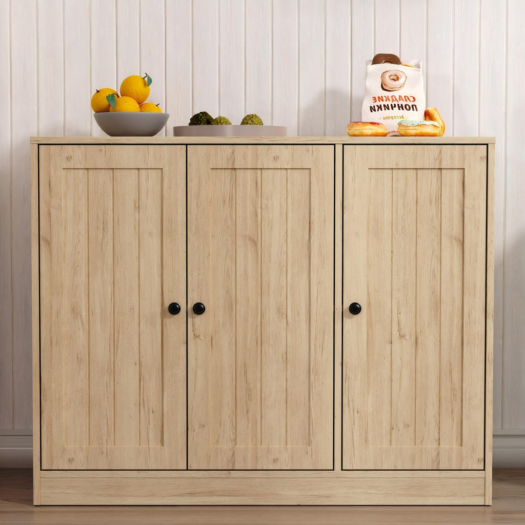 Buffet Cabinet with 3 Doors and Adjustable Shelf X905869