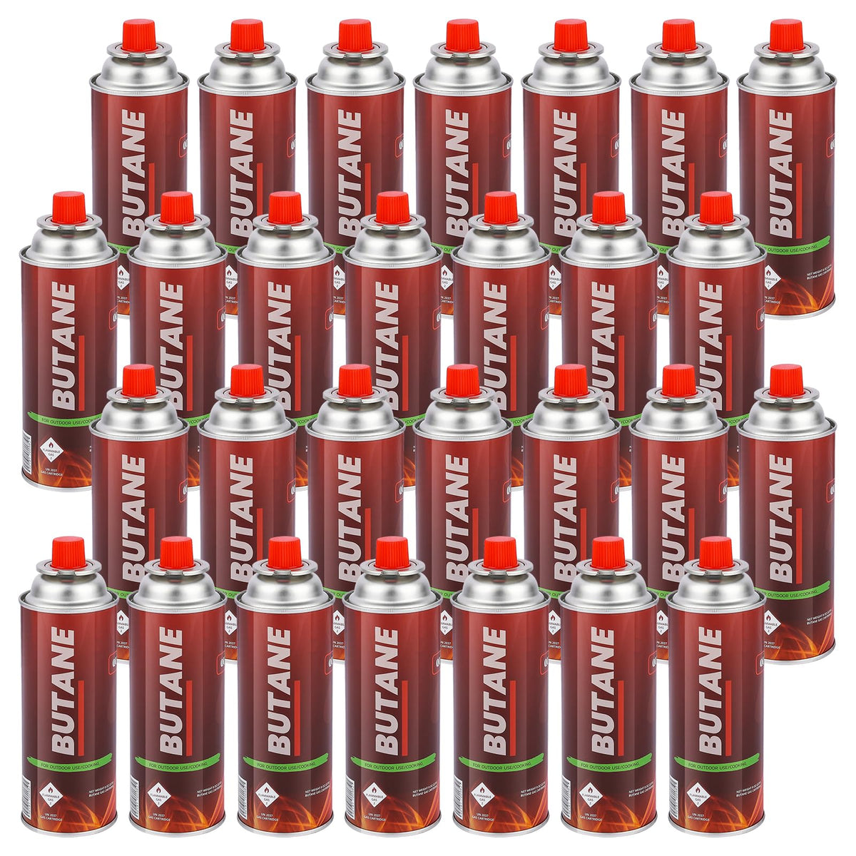 Butane Fuel Cylinders 28 Pack L8233