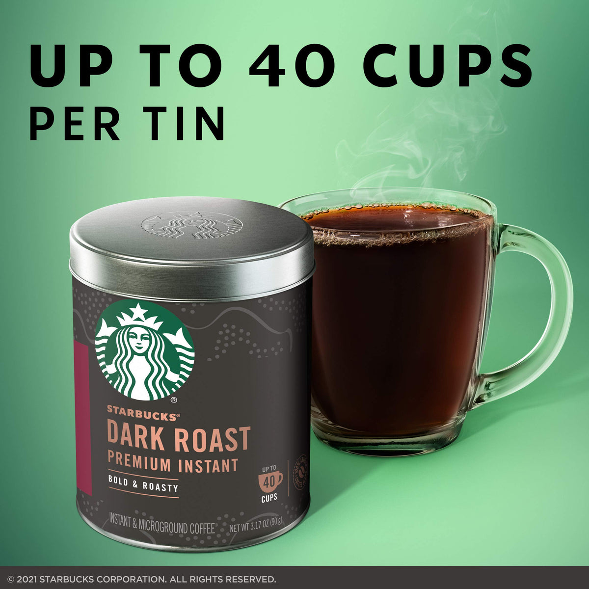Dark Roast Instant Coffee 3.17 oz K465