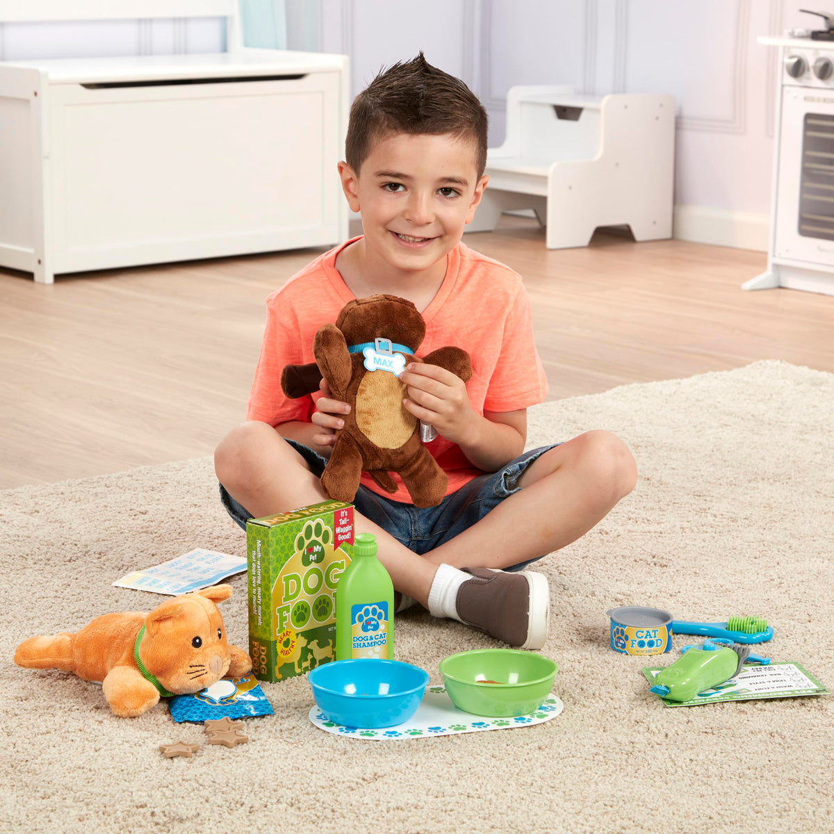 Feeding and Grooming Pet Care Play Set S333709