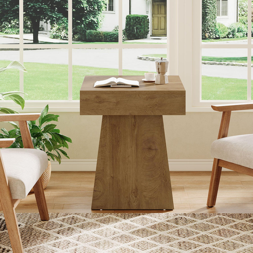 Small End Table Set of 2 Light Brown A98769