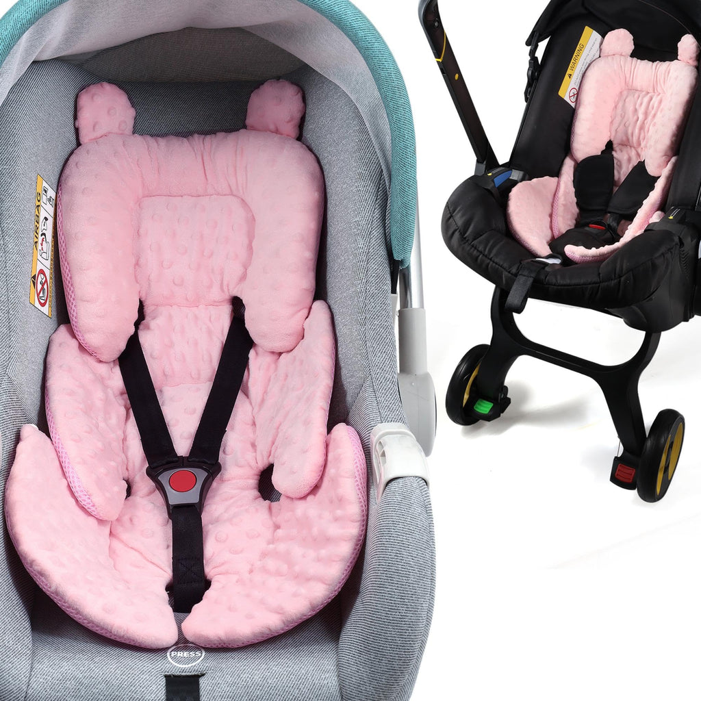 Reversible Carseat Head Body Support Newborn Pink V61352