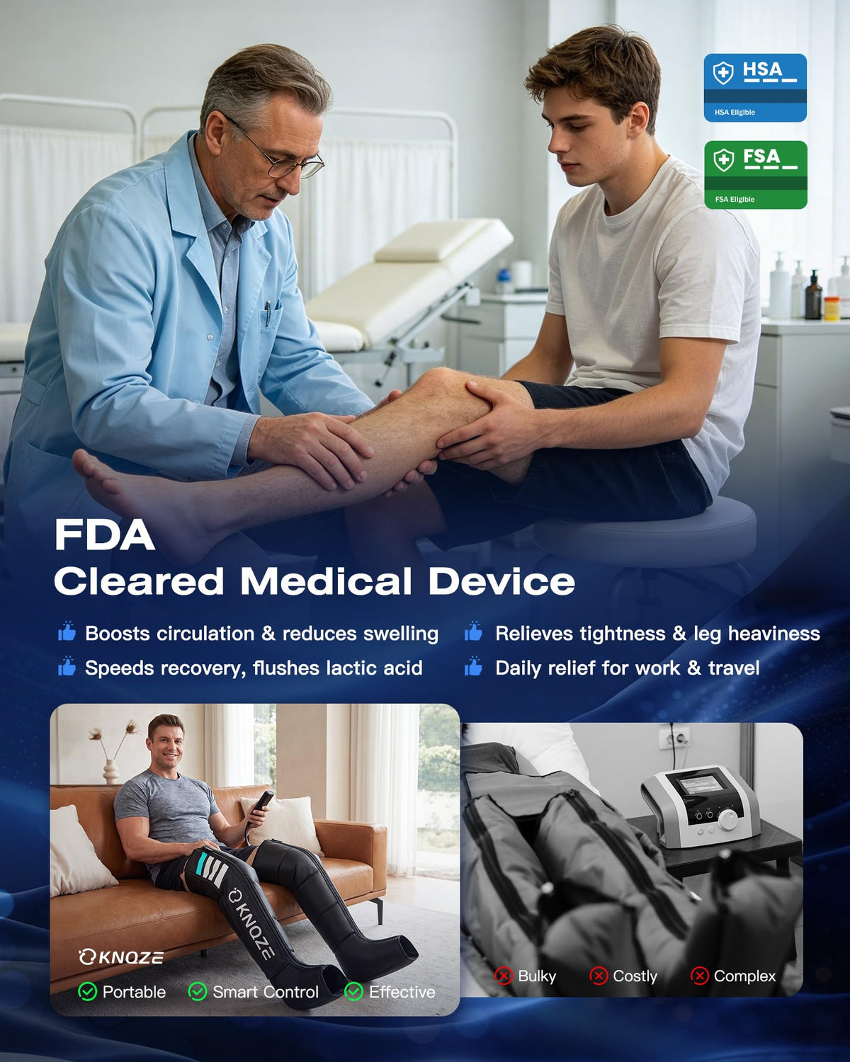 Full Leg Compression Massager F78174