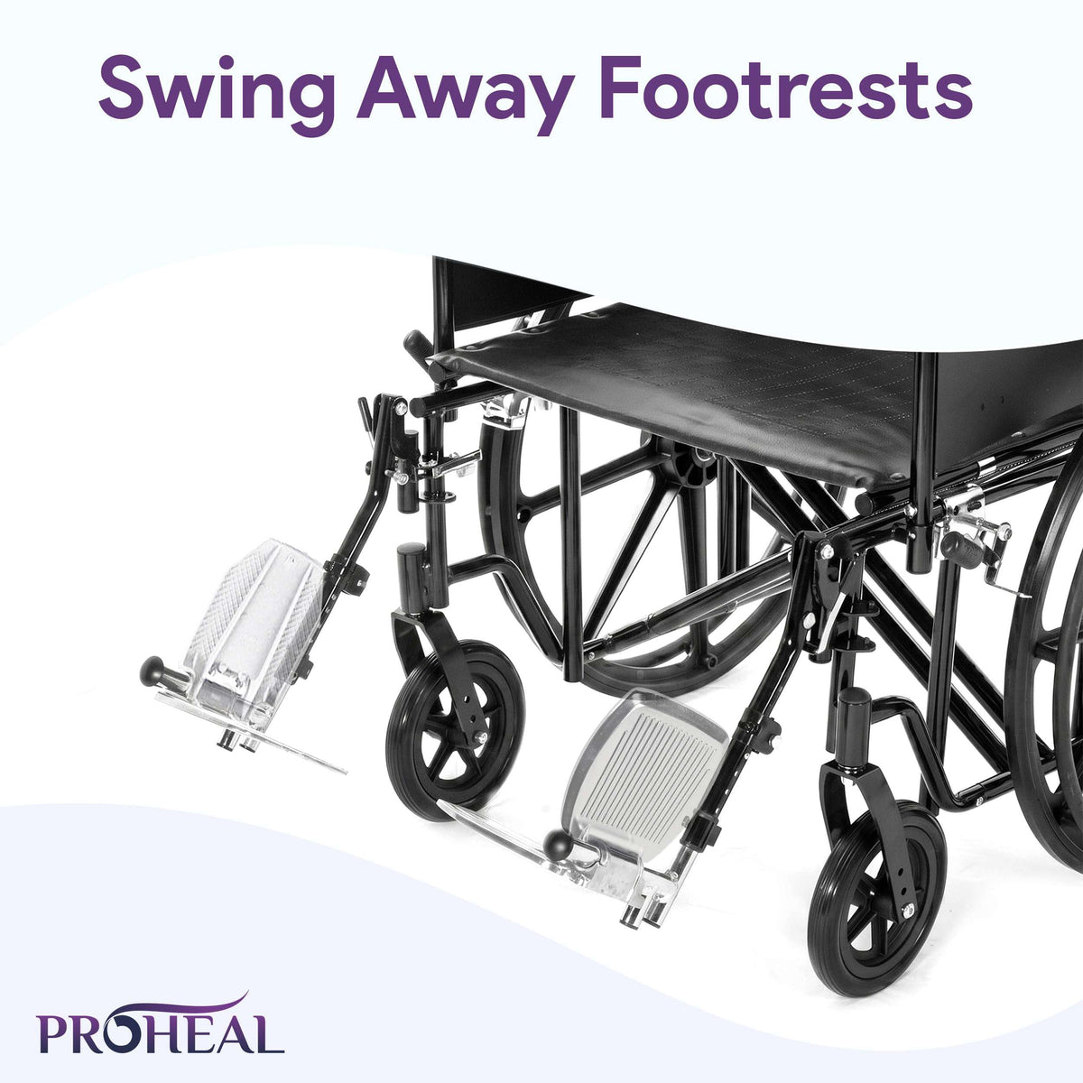 Heavy Duty Bariatric Wheelchair 500lb 24” Seat Width Z9710