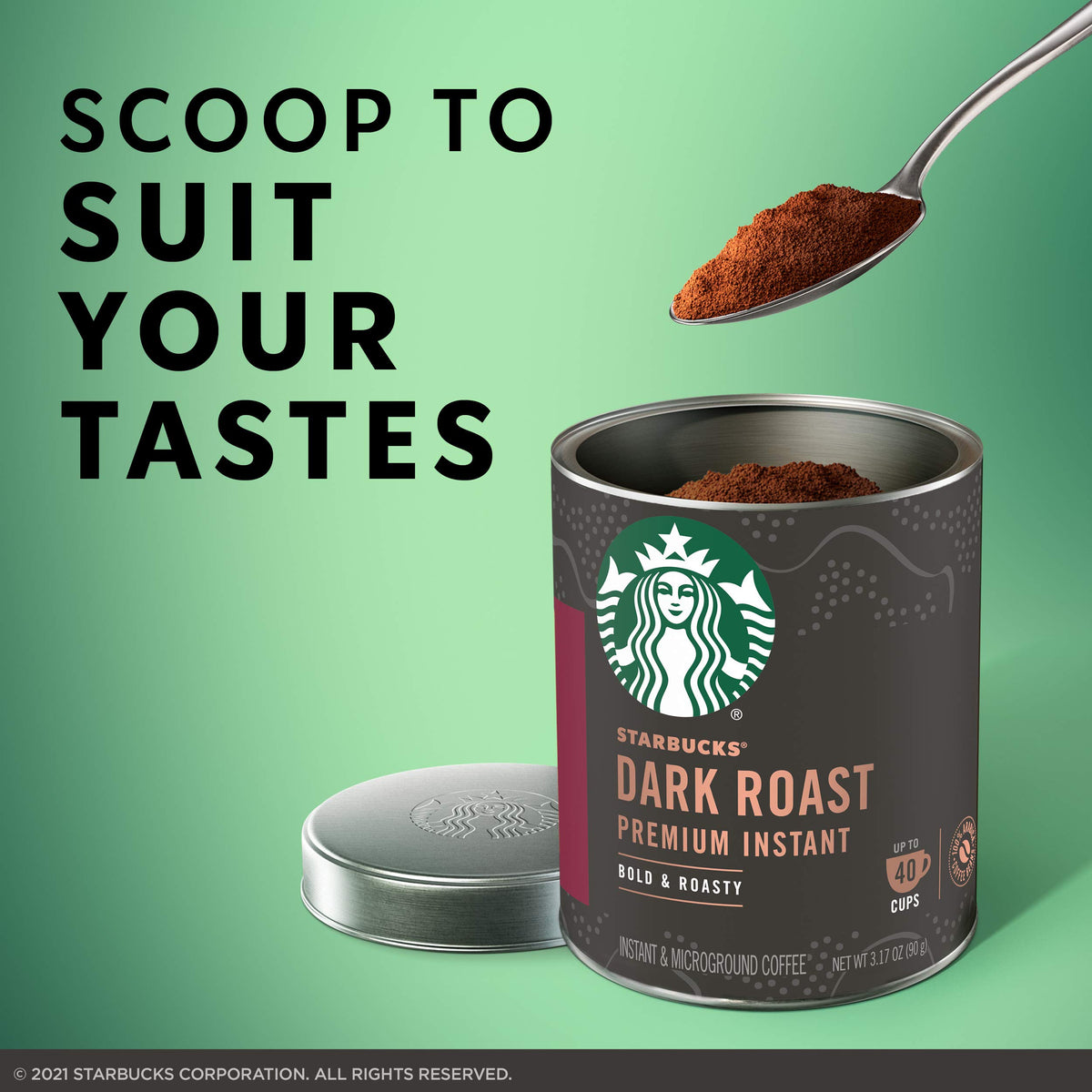 Dark Roast Instant Coffee 3.17 oz K465