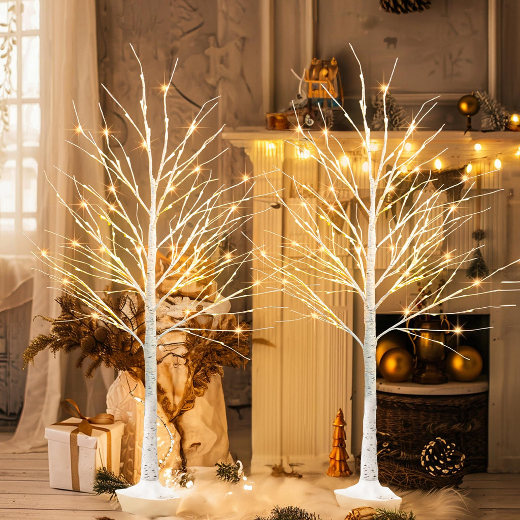 6 FT Pre-lit Artificial Christmas Tree Warm White H815164