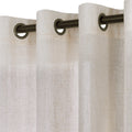 Beige Linen Curtains 2 Panels 84 Inches Long L9598