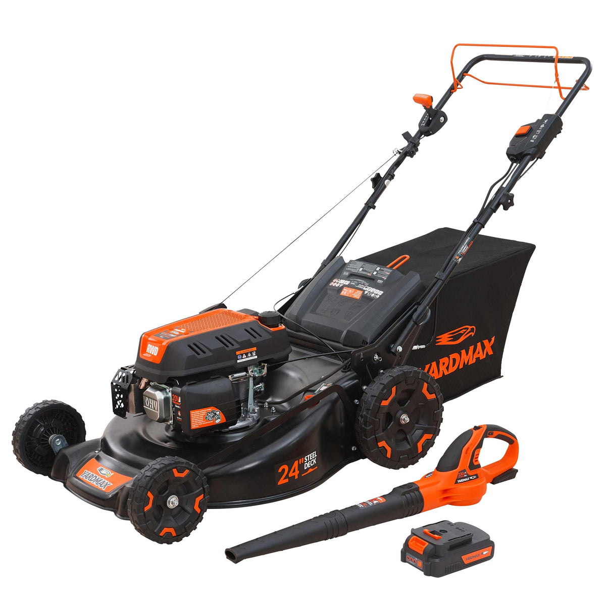24 in. 201cc Gas Self Propelled Lawn Mower X69790