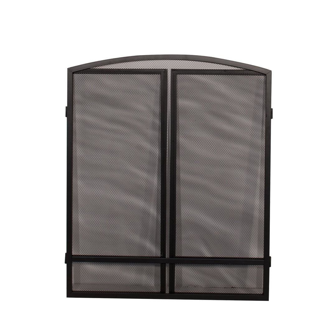 3-Panel Arch Screen with Double Bar B59703
