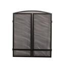 3-Panel Arch Screen with Double Bar B59703