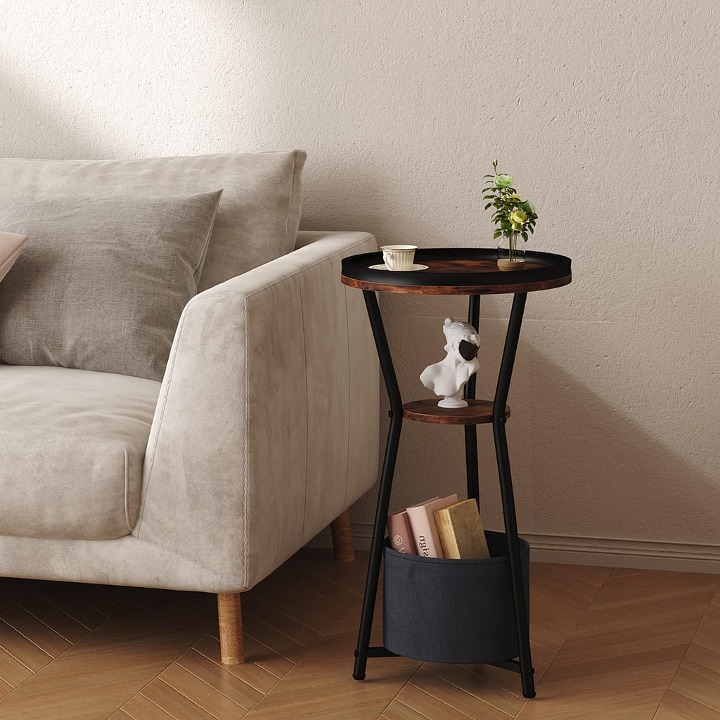 Round 3-Tier Side Table D4026