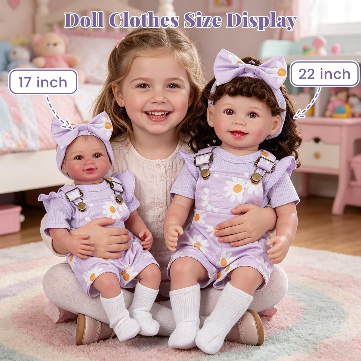 4 Pcs Baby Doll Clothes Set A9552