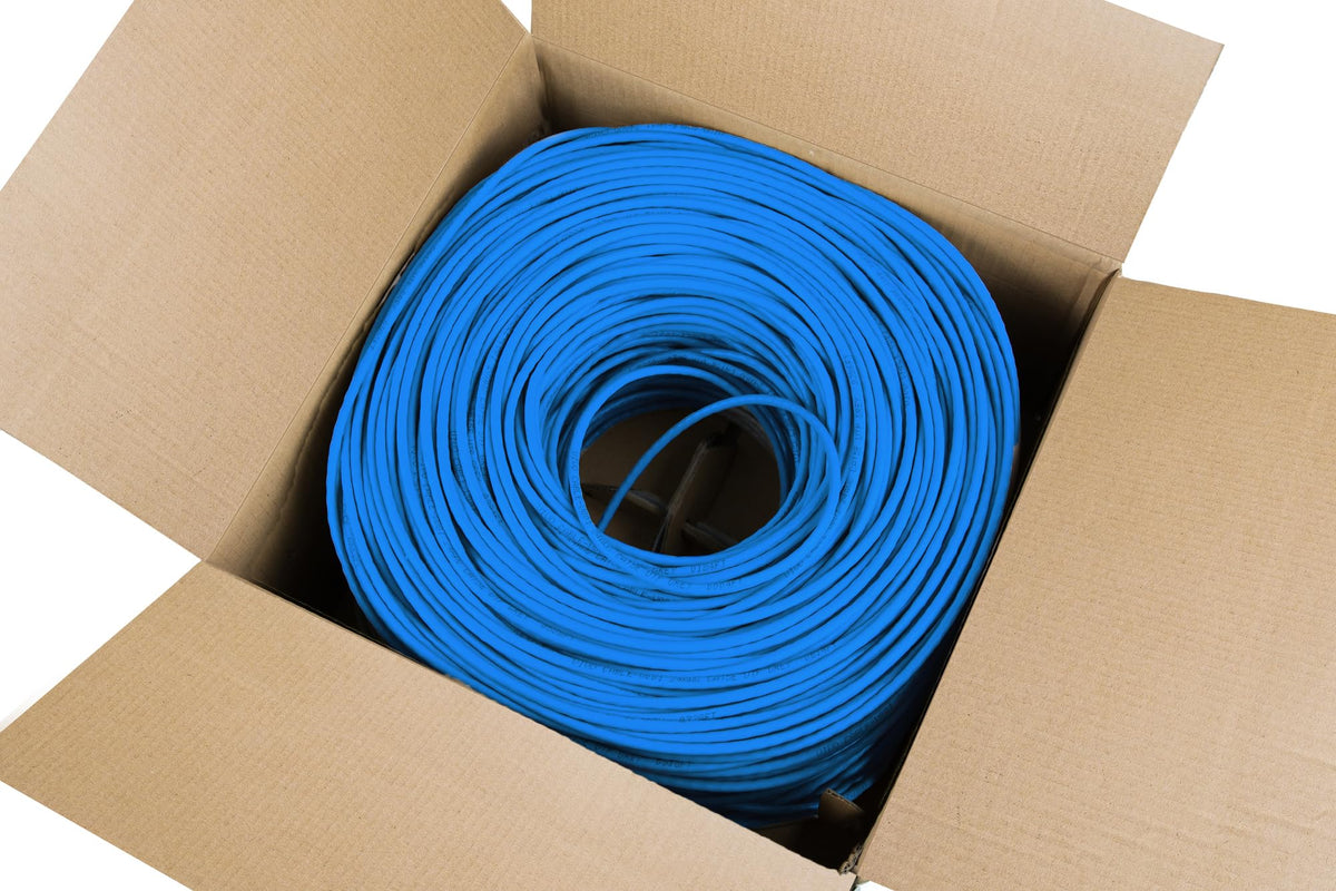 Blue 500ft Bulk Cat6 Wire N785382