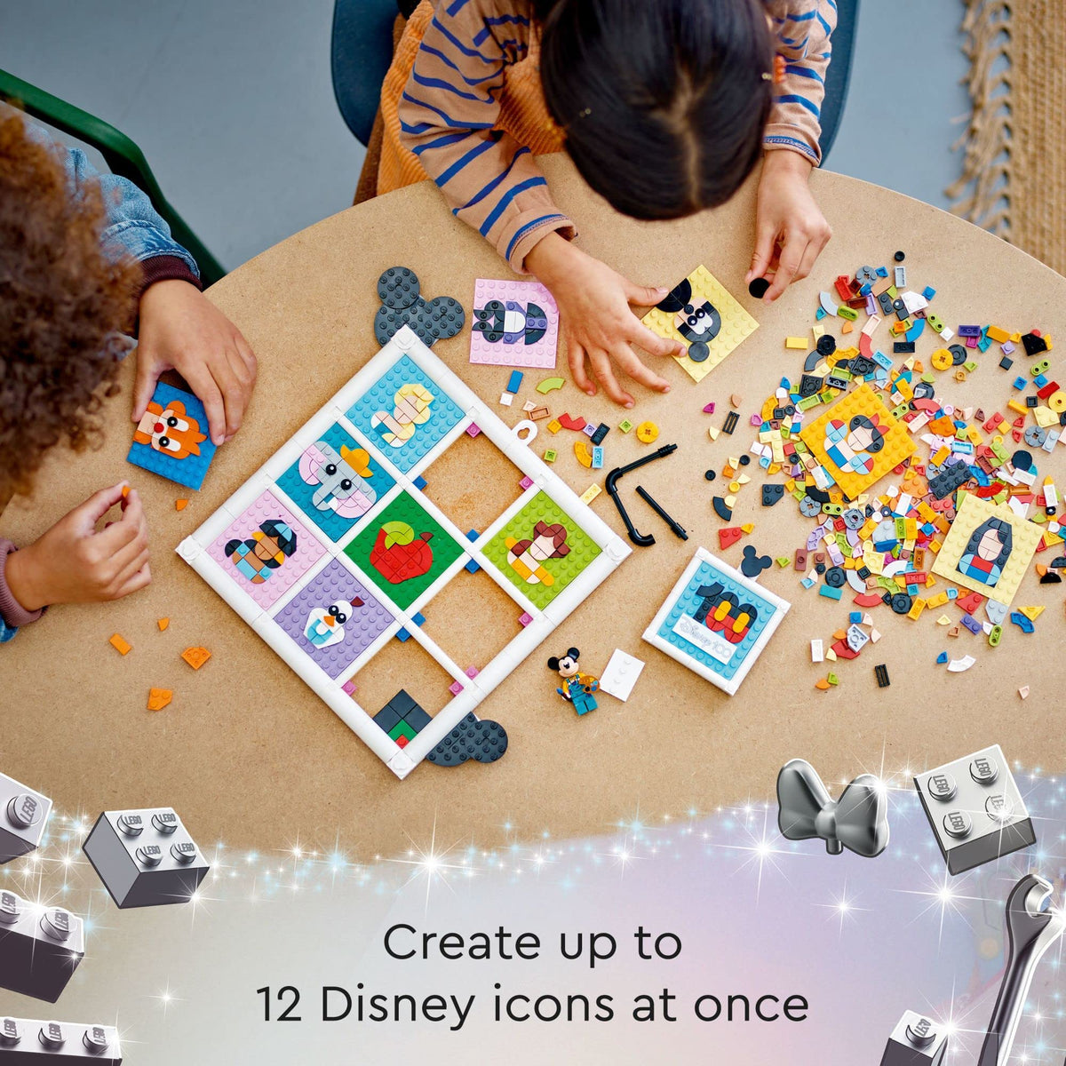 Buildable Disney Toy with Mickey Mouse Minifigure X645772