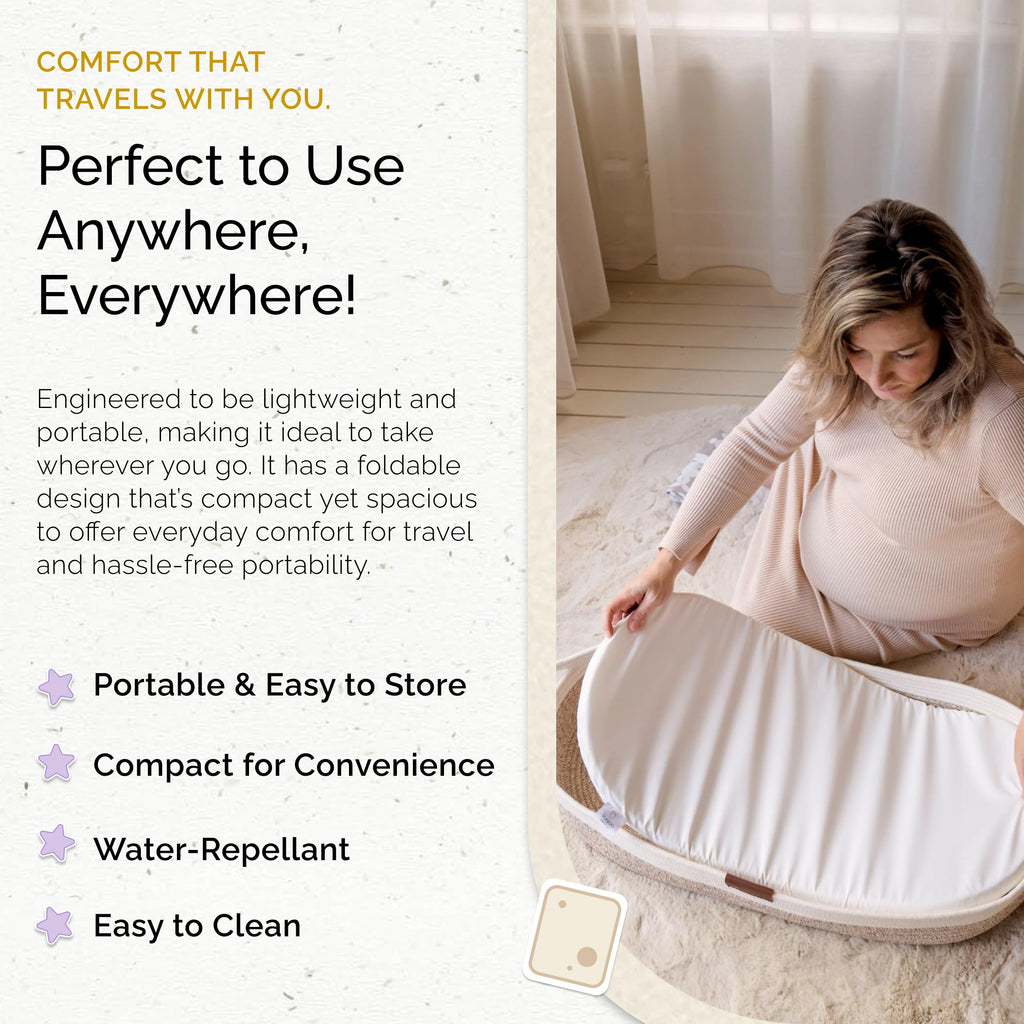 Foldable Baby Changing Pad 29” x 15” Waterproof Ultra Soft H606414