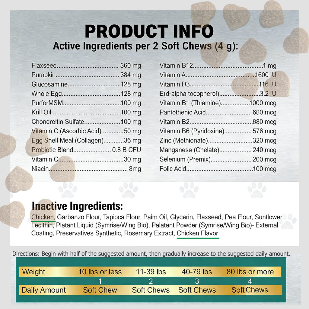 24-in-1 Multivitamin Chews for Dogs S7061