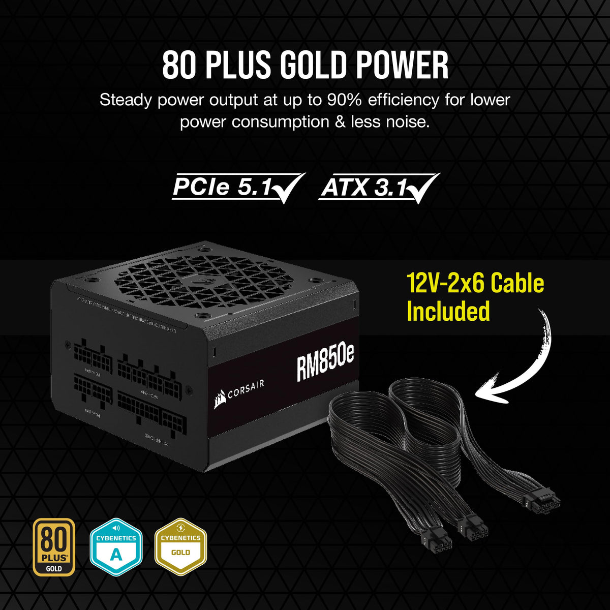 Fully Modular Low-Noise ATX 3.1 Power Supply J131