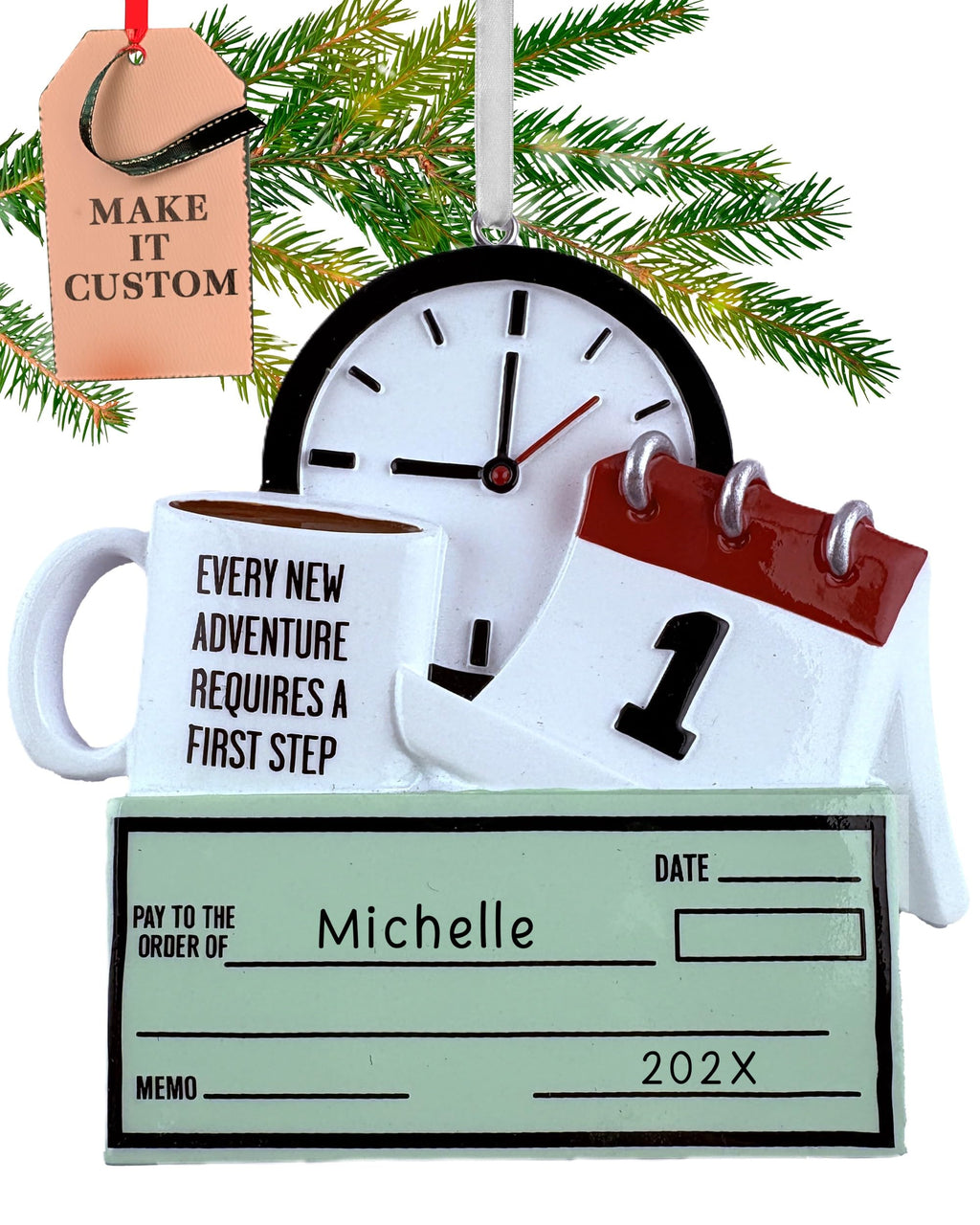 New Job Ornament 2026 S9444