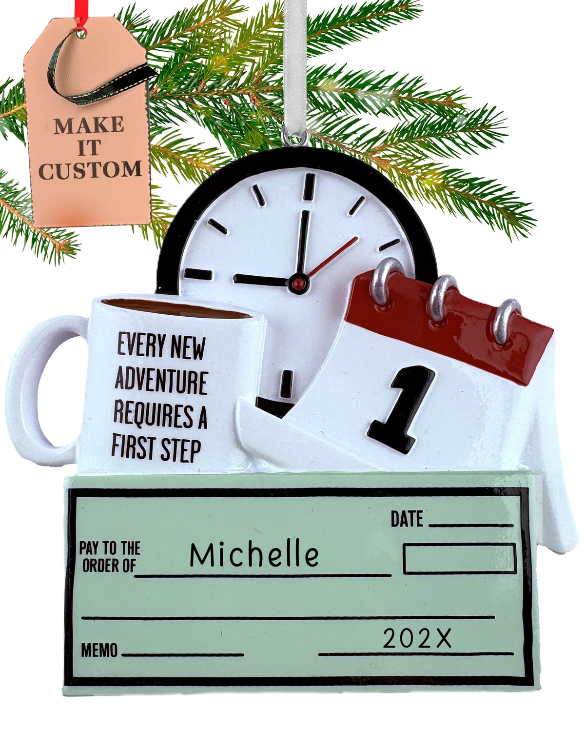 New Job Ornament 2026 S9444