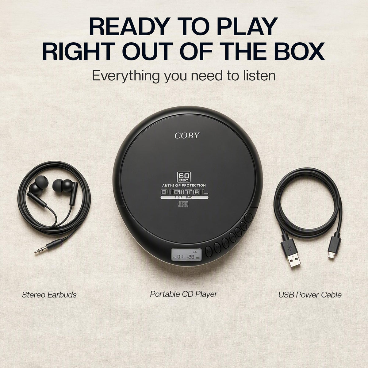 Portable CD Player with FM Radio Z21097