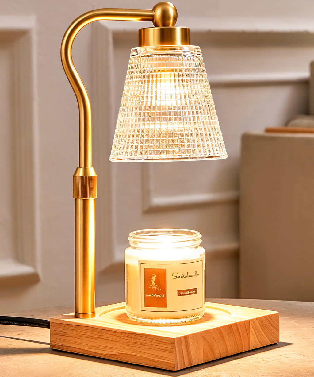 Height Adjustable Candle Warmer Lamp with Timer, 3 Dimmable T703777