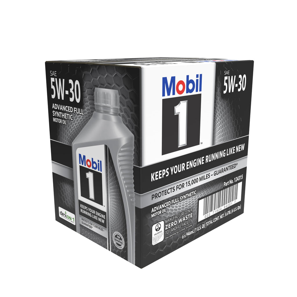 Full Synthetic Motor Oil 5W-30, 6-pack of 1 quarts B3589