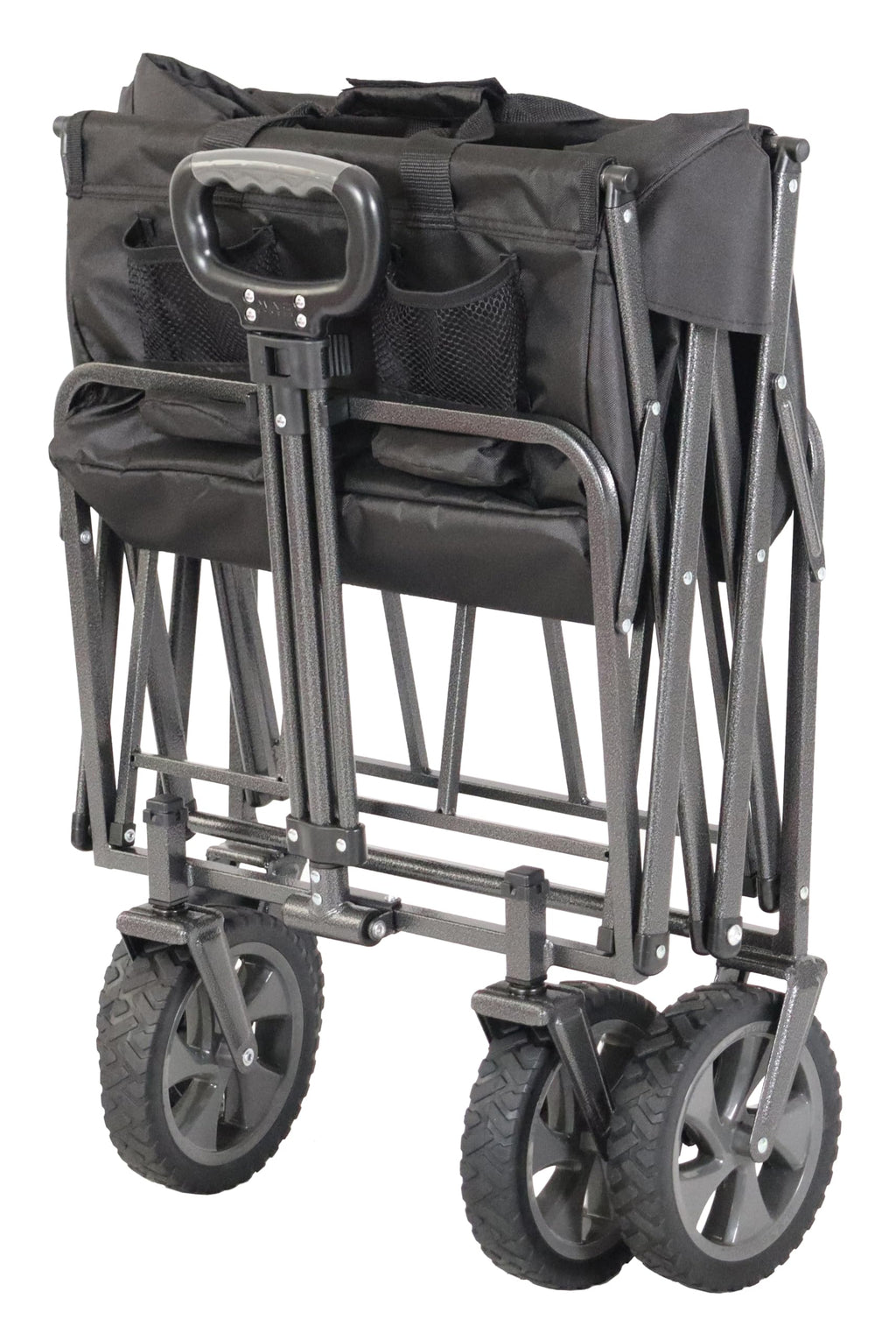 Collapsible Folding Outdoor Utility Wagon, Black X54066
