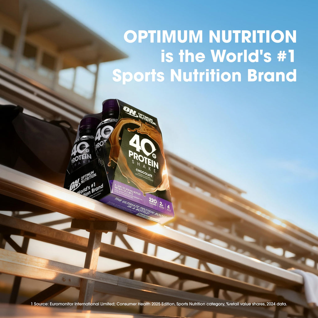 40g Protein Shake, Chocolate, 14 Fl Oz, 12 Ct N6354