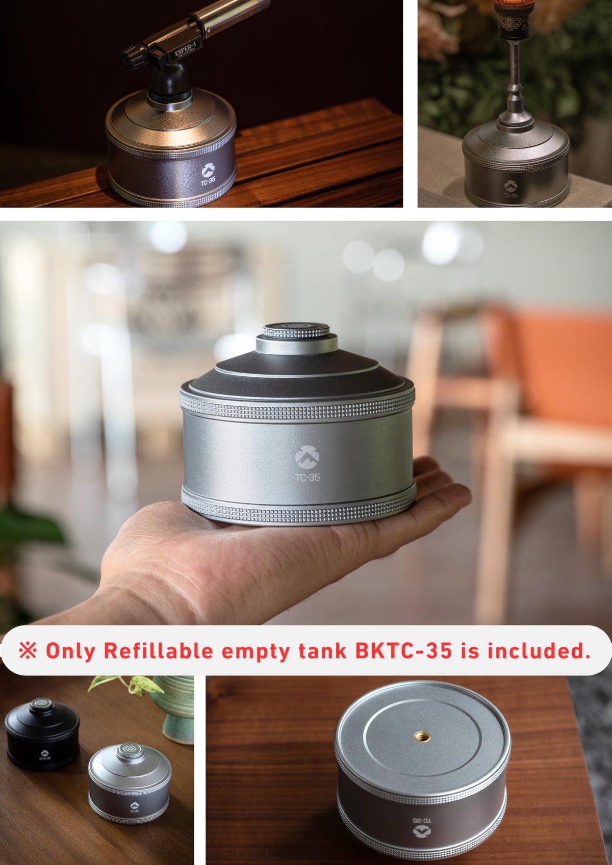 Empty Refillable Gas Canister 110g N726343