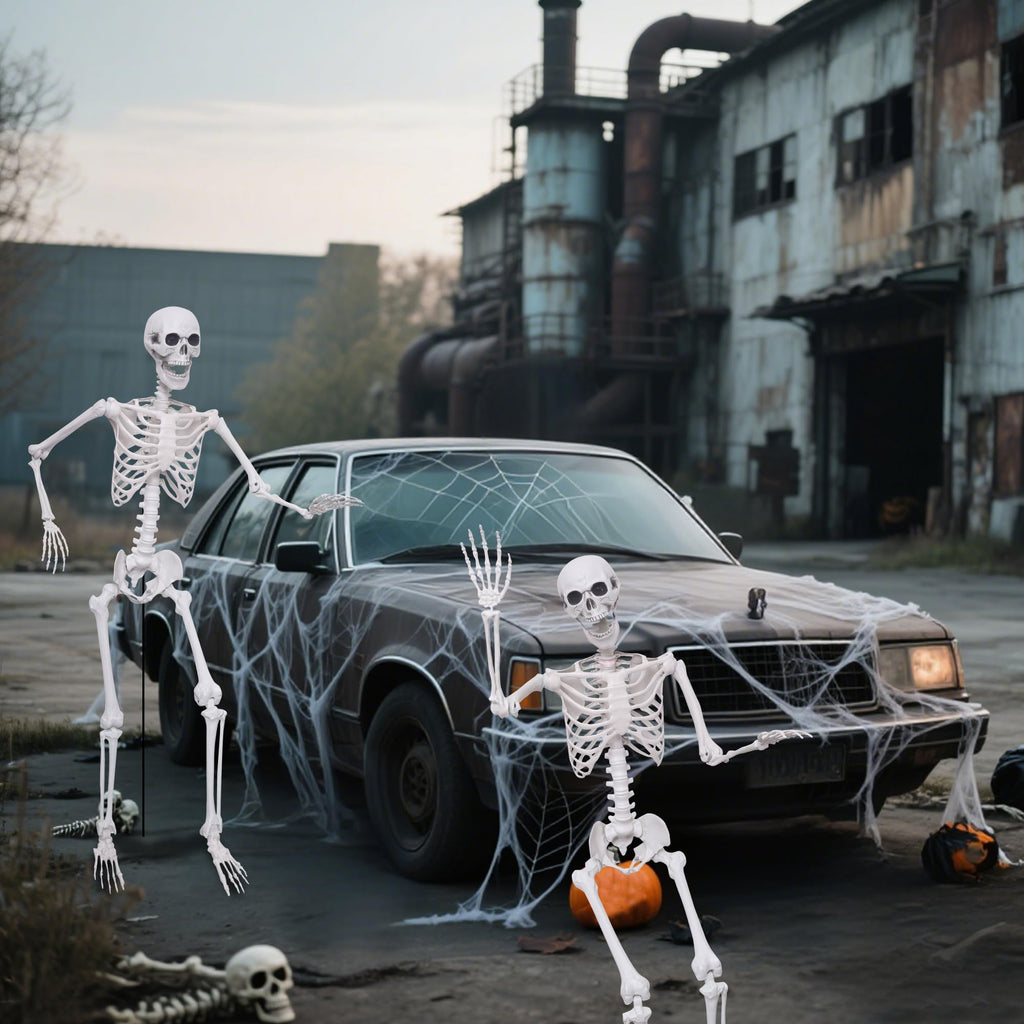 2 Pack 5.4ft Life Size Skeleton with Movable Joints K76899