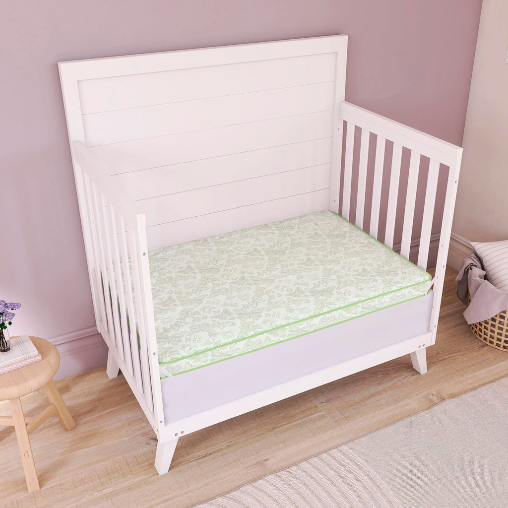 2-in-1 Mini Crib Mattress, Dual-Sided Waterproof F32036