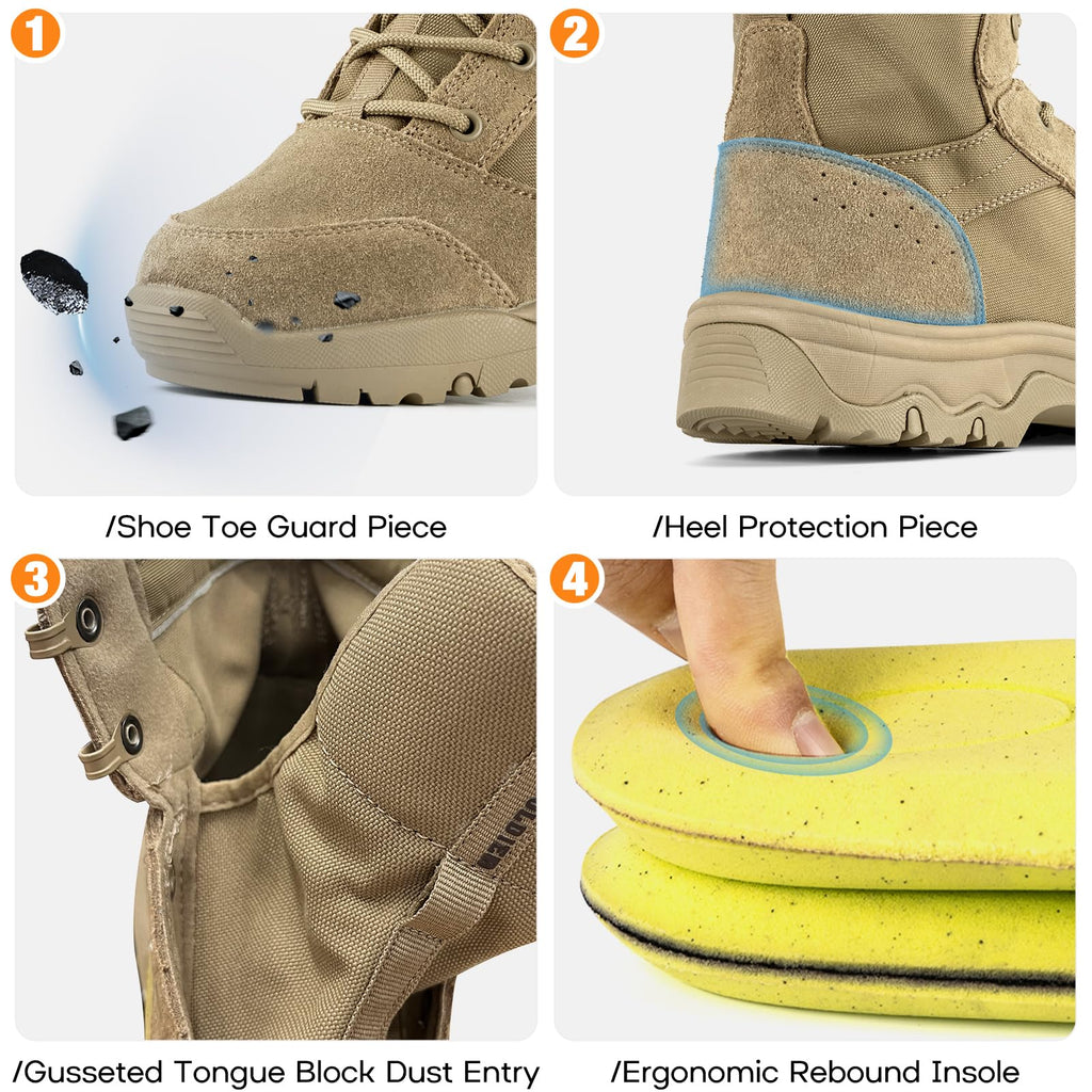 Lightweight Tactical Hiking Work Boots B2203