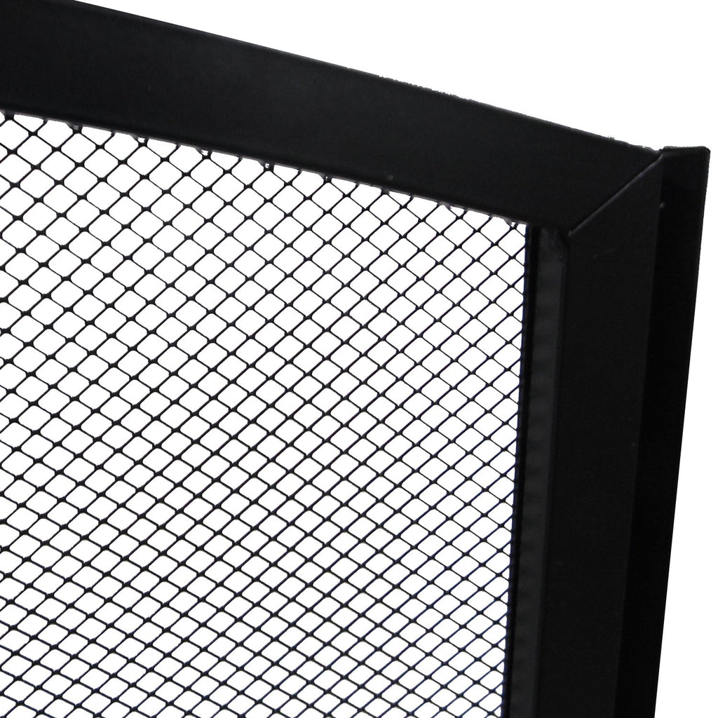 3-Panel Arch Screen with Double Bar B59703