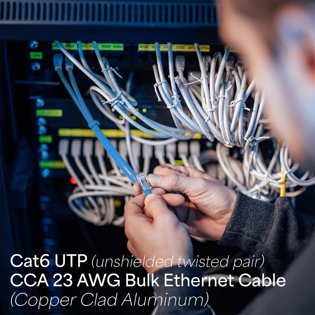 Blue 500ft Bulk Cat6 Wire N785382
