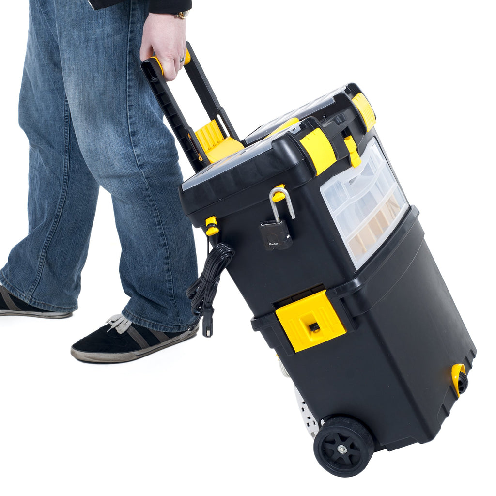 Portable Stackable Toolbox with Wheels and Drawers A5203