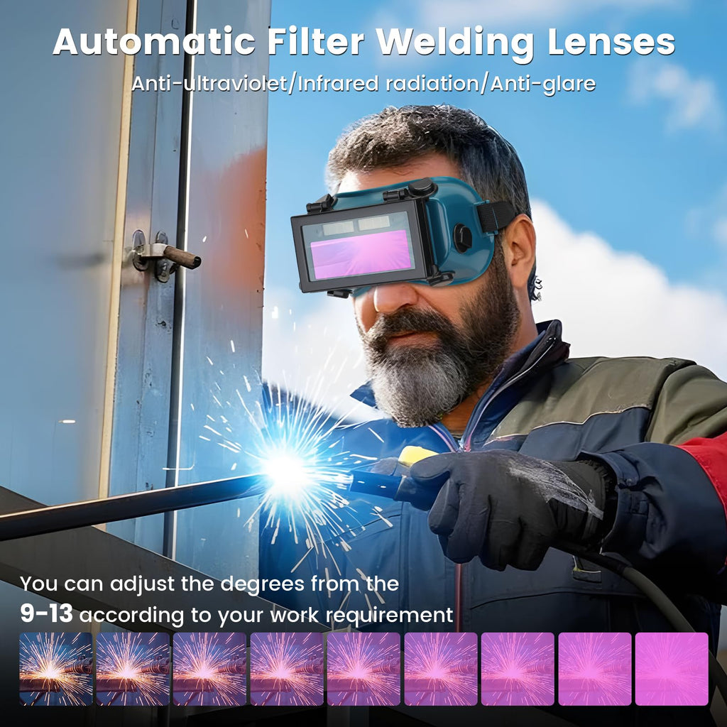 Auto-Darkening Welding Goggles with Flip-Up Lens R46618