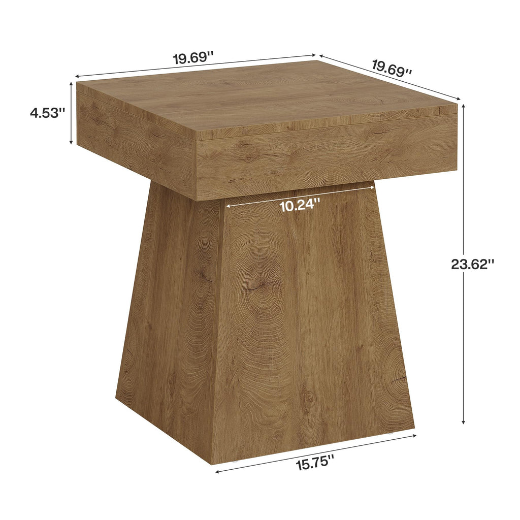 Small End Table Set of 2 Light Brown A98769