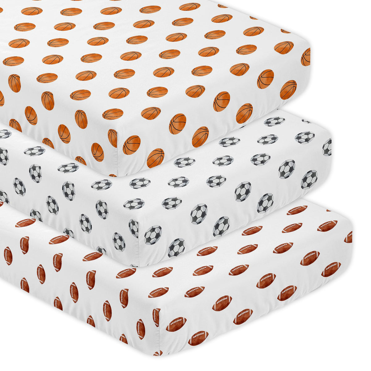 3-Piece Baby Crib Sheets Set A26617