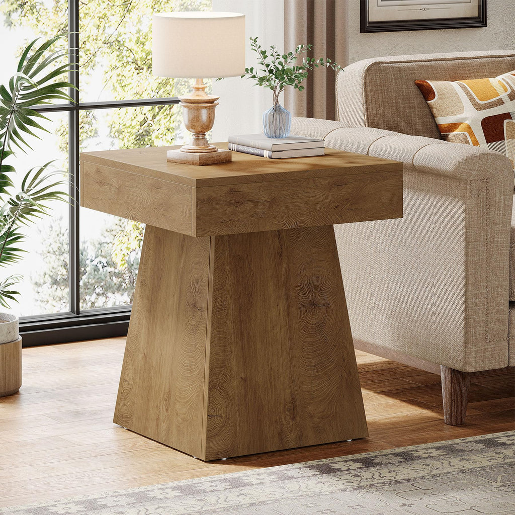 Small End Table Set of 2 Light Brown A98769