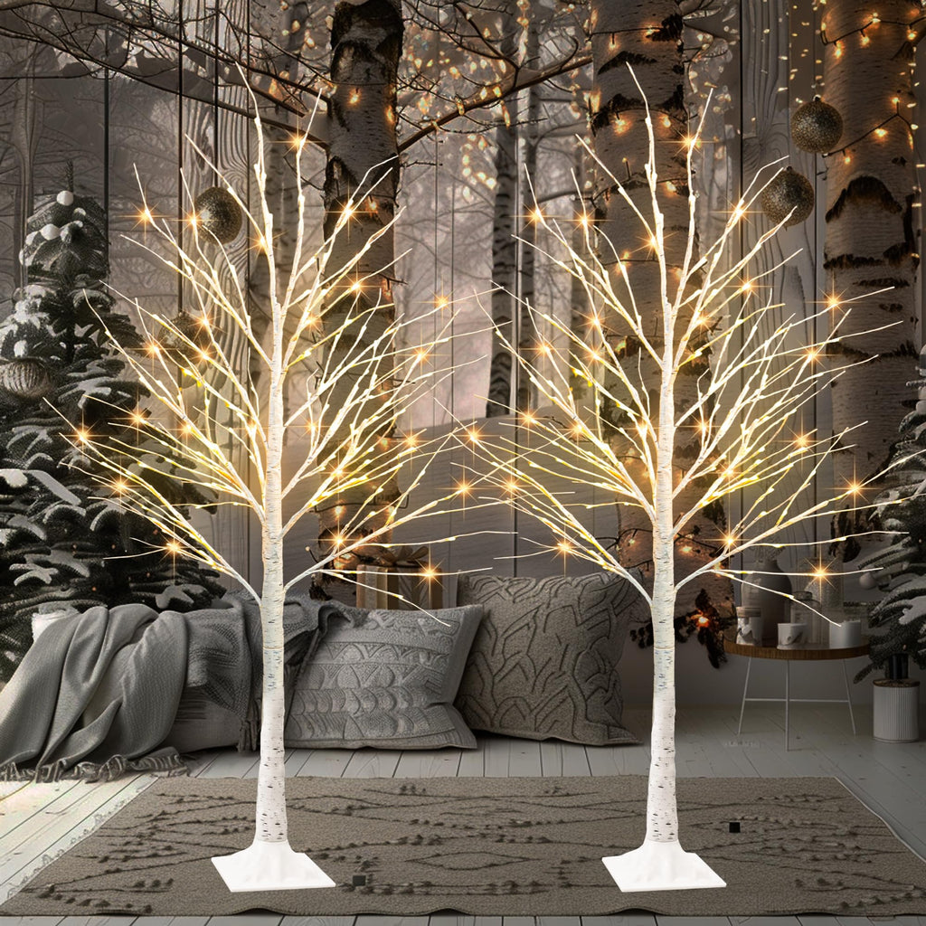6 FT Pre-lit Artificial Christmas Tree Warm White H815164