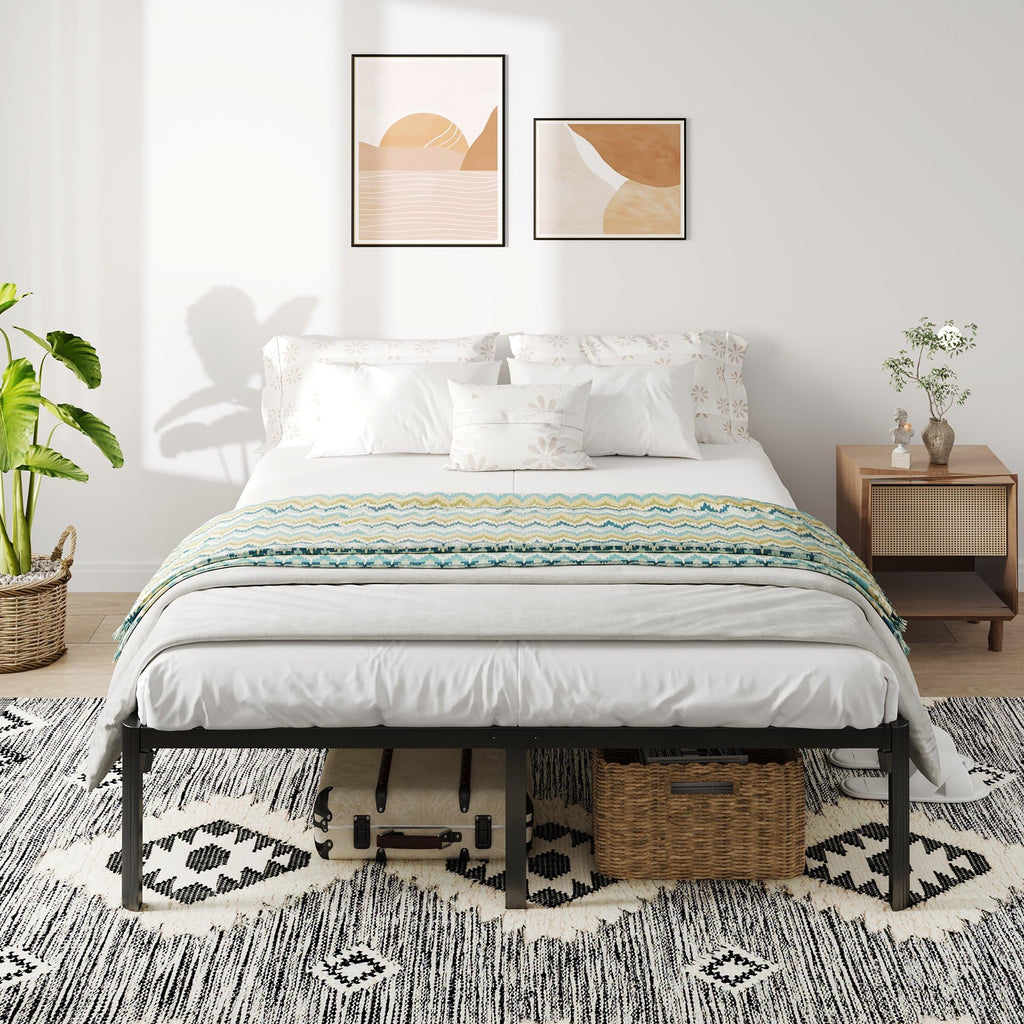 Queen Bed Frame with Headboard Footboard U5471