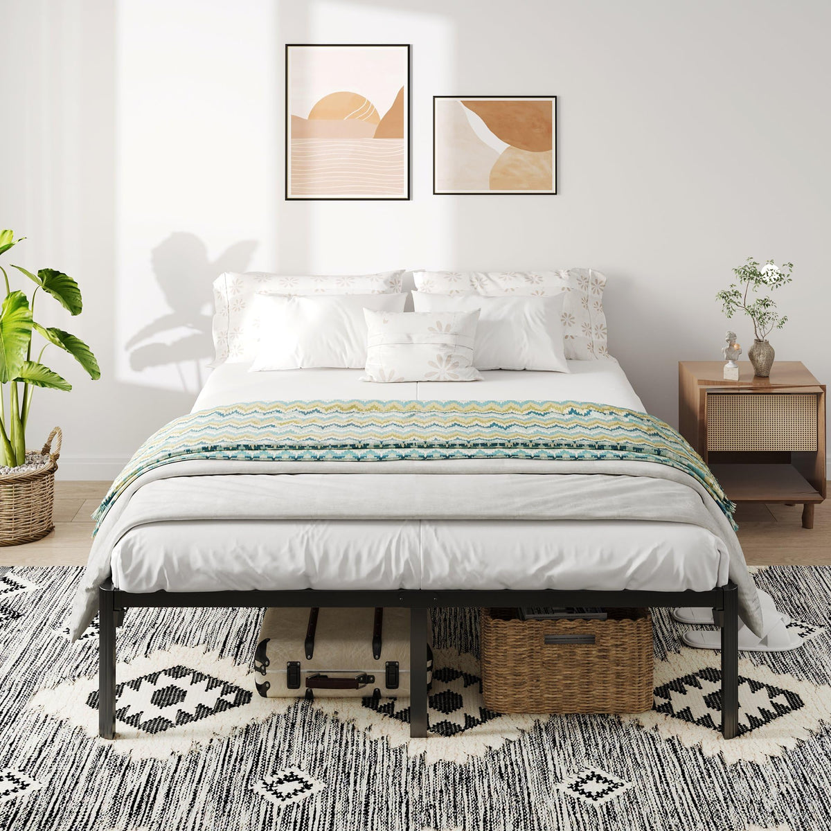 Queen Bed Frame with Headboard Footboard U5471