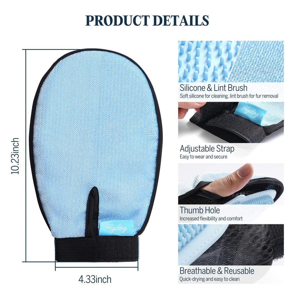 Dry Dog Shampoo with Glove No Rinse Spray Foam Y704393