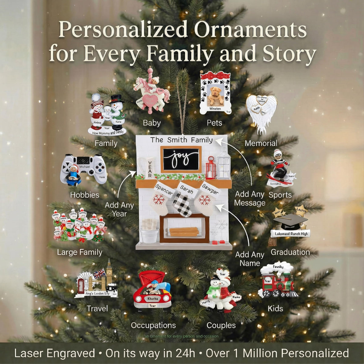 New Job Ornament 2026 S9444