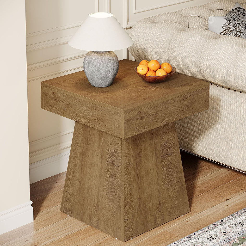 Small End Table Set of 2 Light Brown A98769