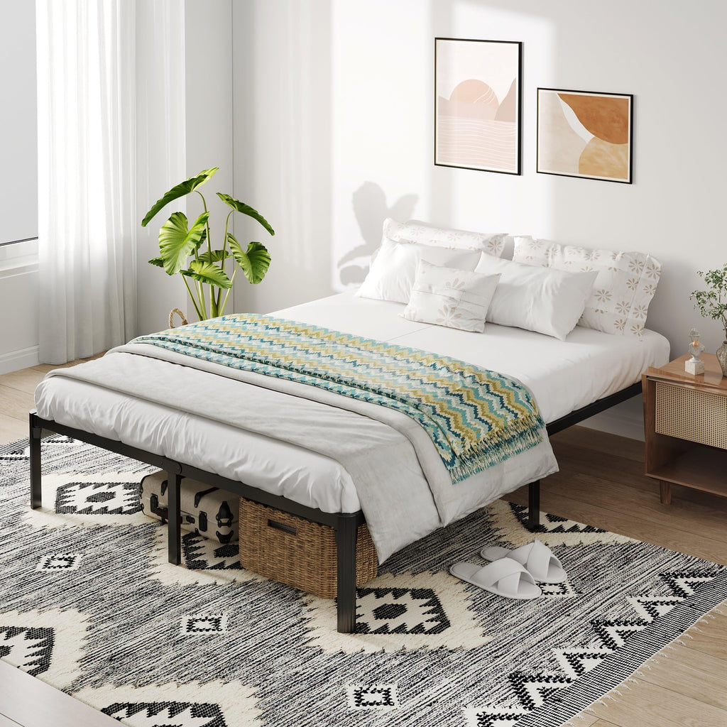 Queen Bed Frame with Headboard Footboard U5471
