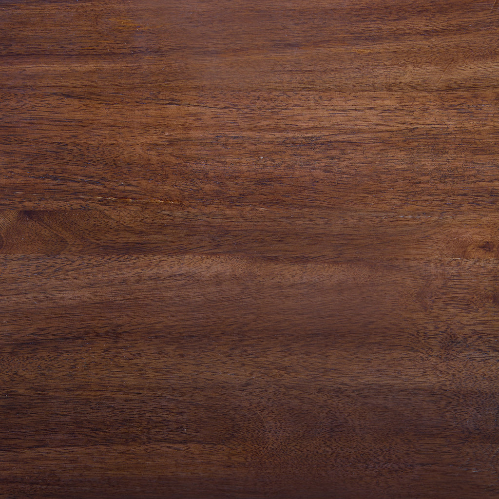 48 inch Dark Cognac Brown Mango Wood Coffee Table H18699